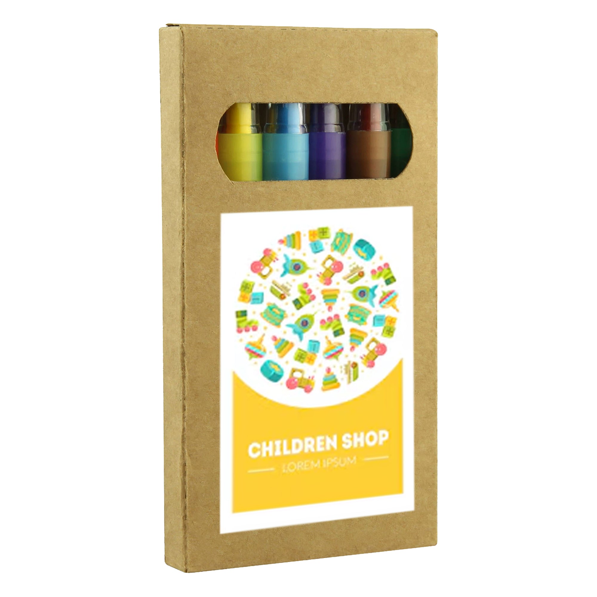 Turin 6CT Twist Crayon Set - Simply Merchandise